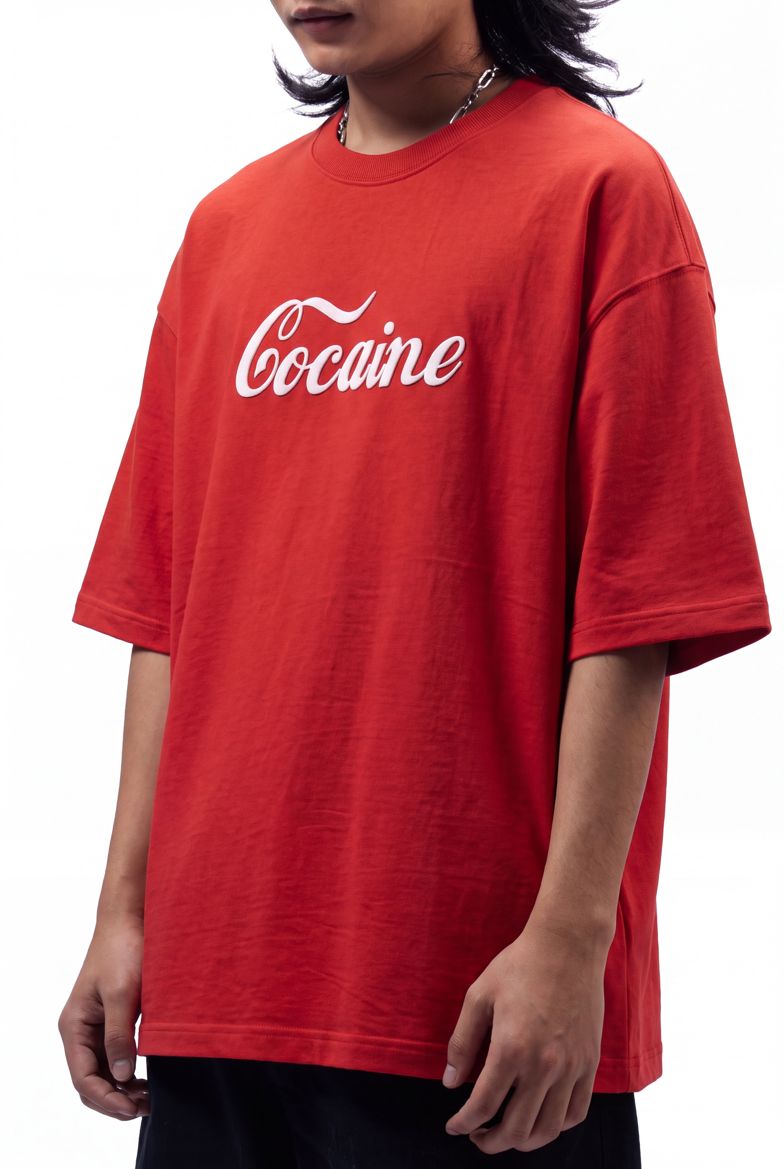 Cocaine Script Oversized T-shirt