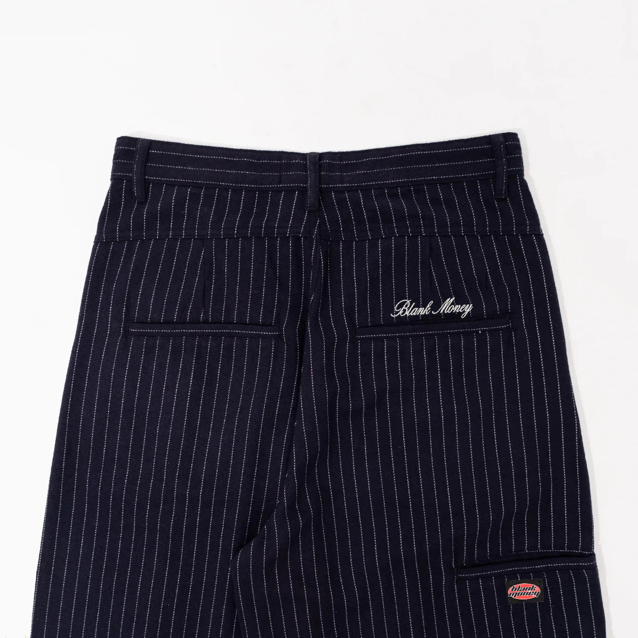 Midnight Pinstripe Carpenter Pants