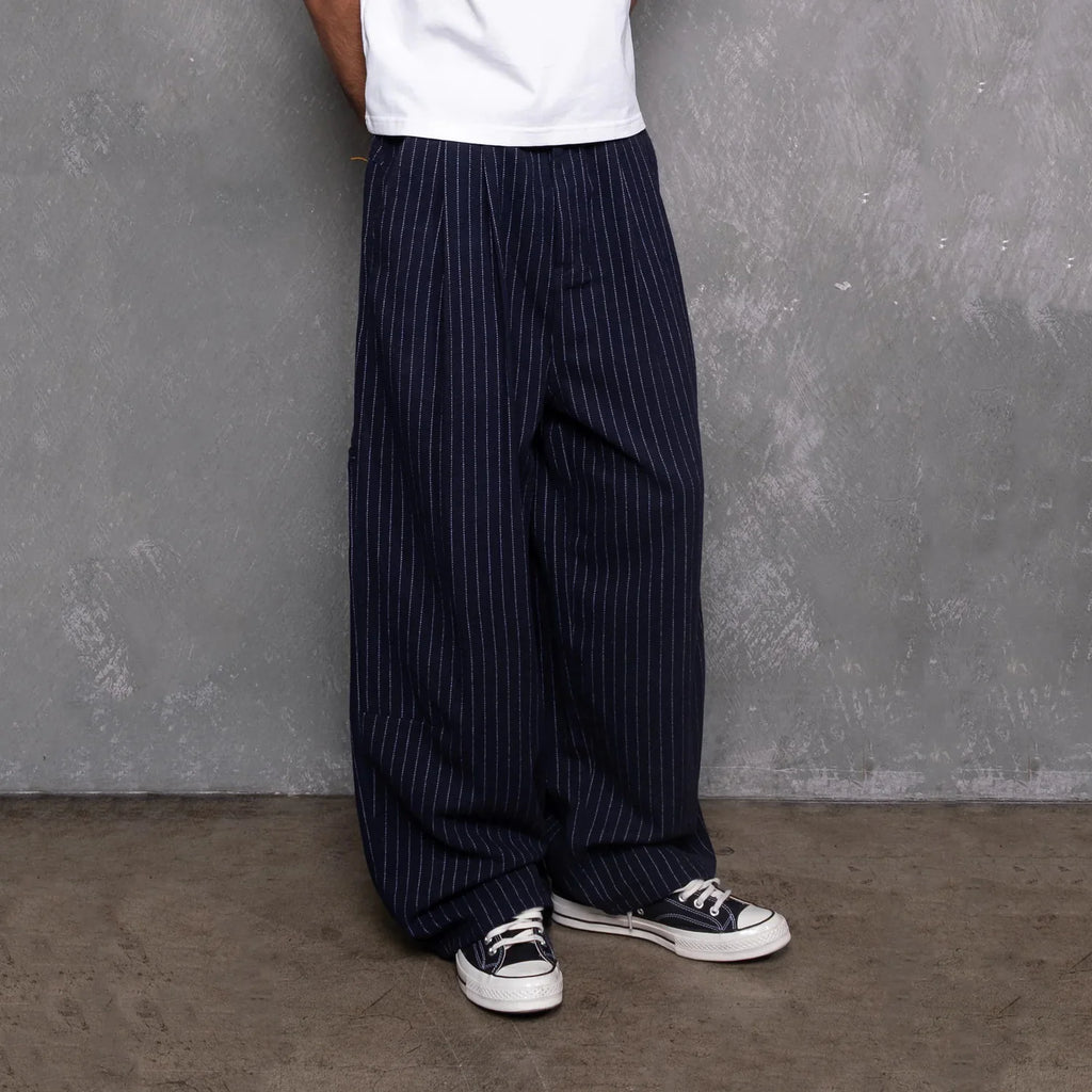 Midnight Pinstripe Carpenter Pants