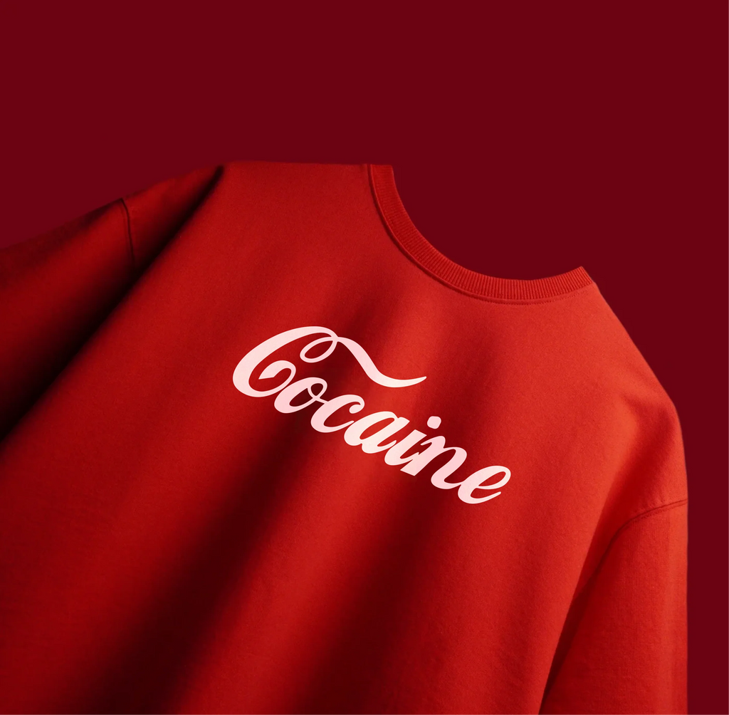 Cocaine Script Oversized T-shirt