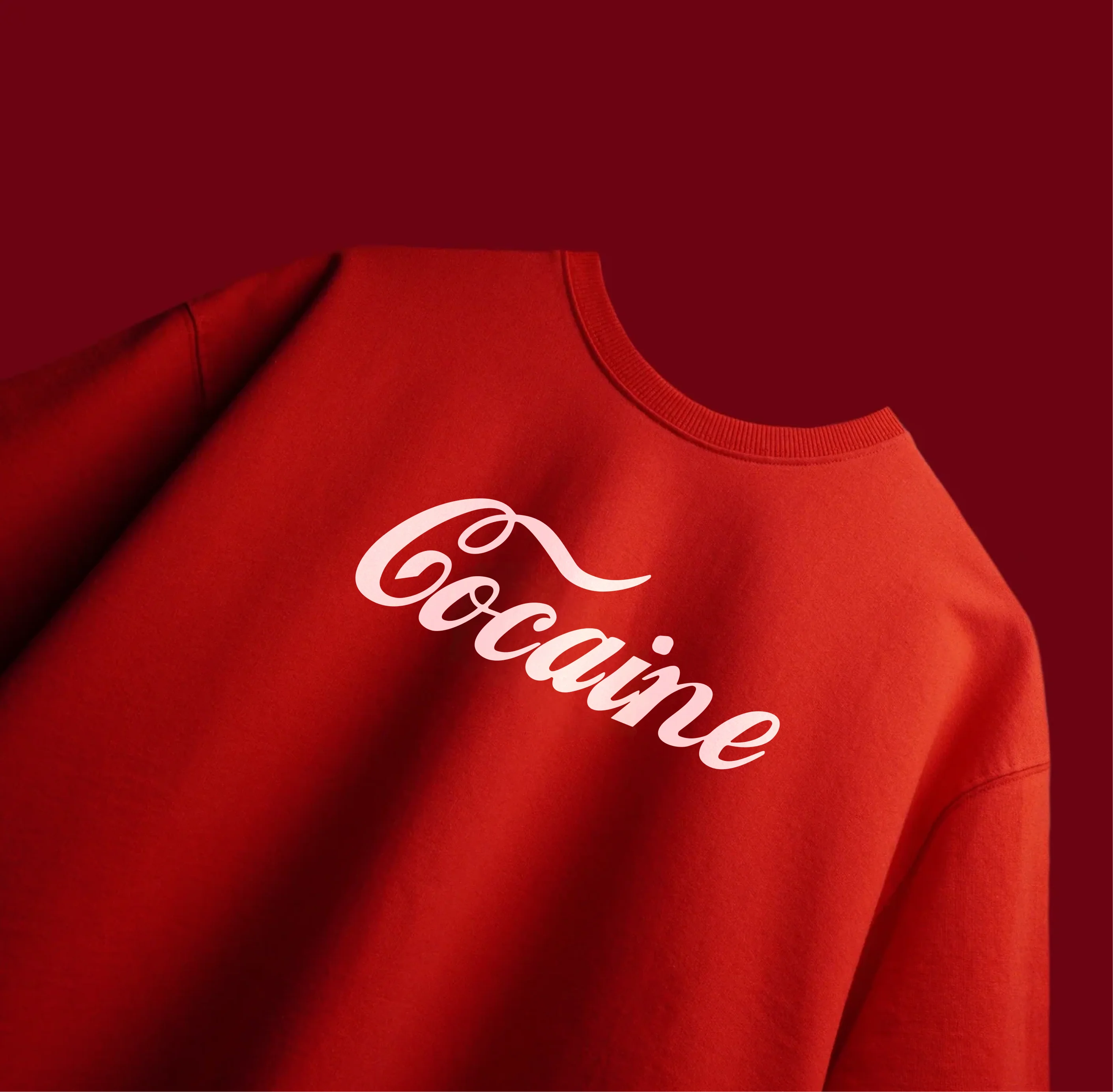 Cocaine Script Oversized T-shirt